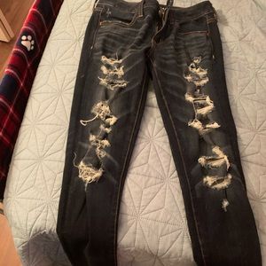 American eagle ripped  jeans